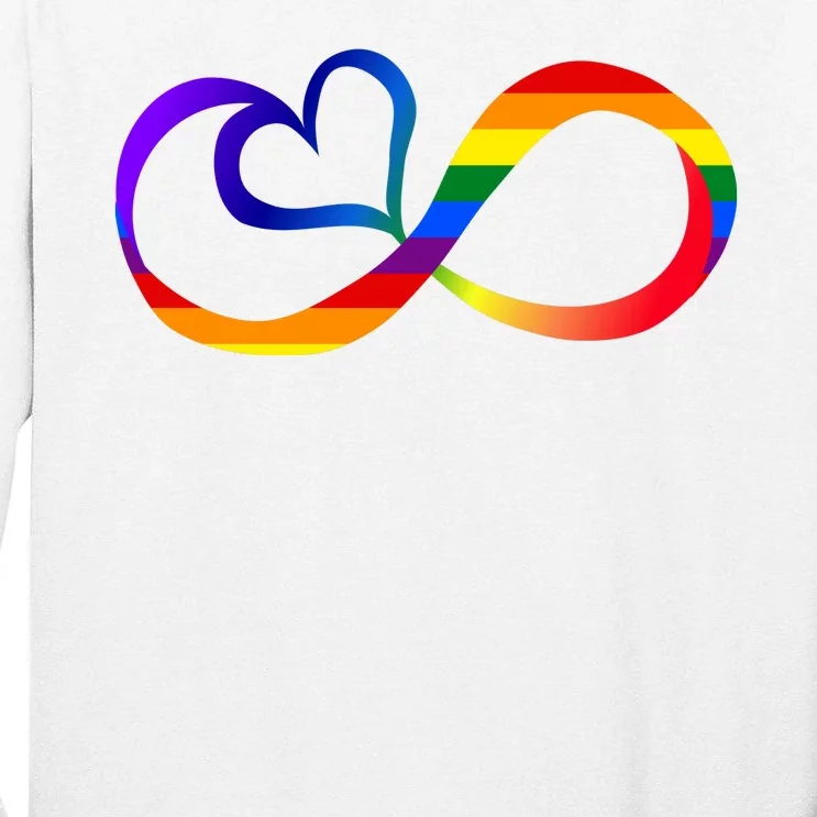 Neurodiversity Heart Symbol Tall Long Sleeve T-Shirt