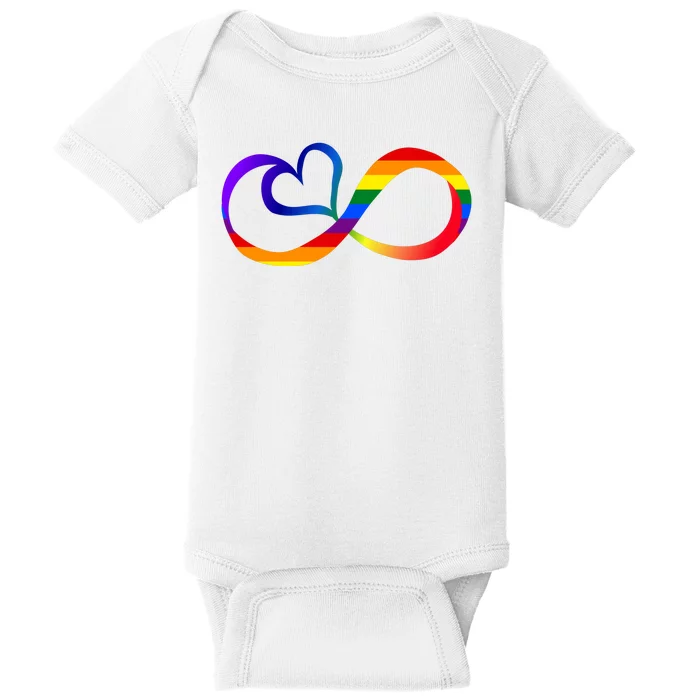 Neurodiversity Heart Symbol Baby Bodysuit