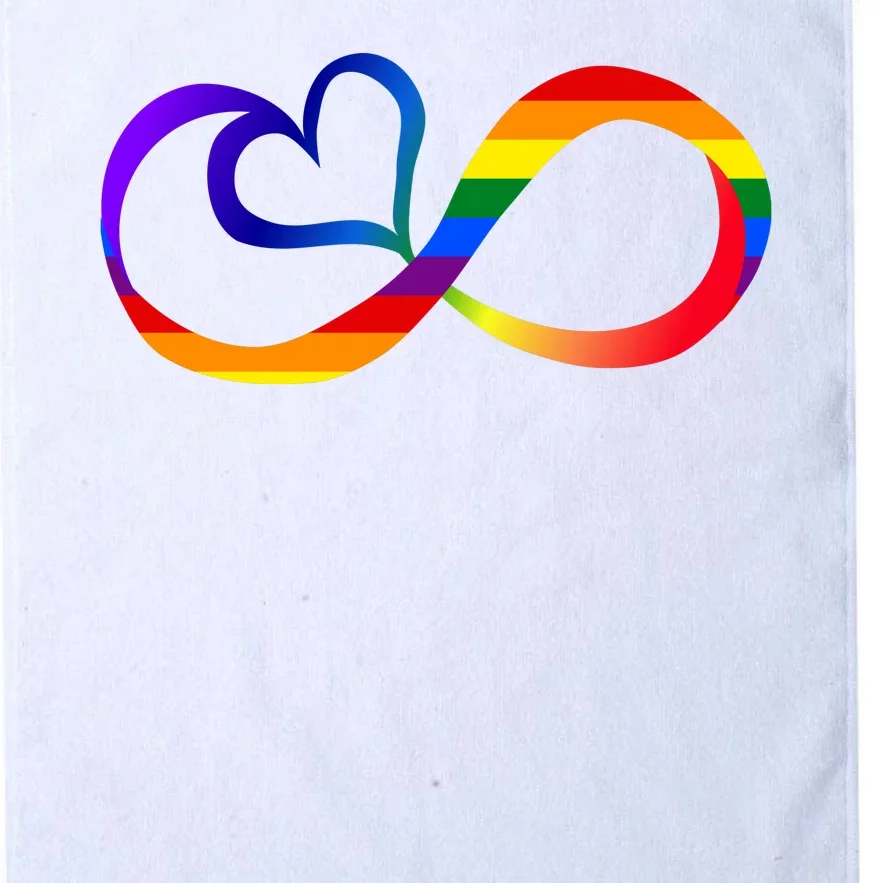 Neurodiversity Heart Symbol Platinum Collection Golf Towel