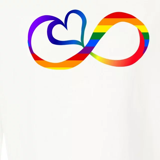 Neurodiversity Heart Symbol Cropped Pullover Crew