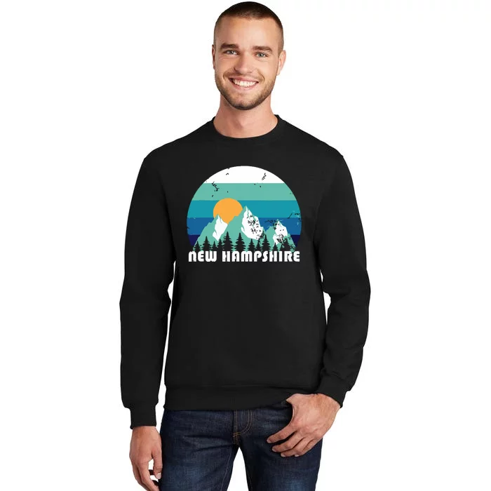 New Hampshire State Retro Vintage Sweatshirt