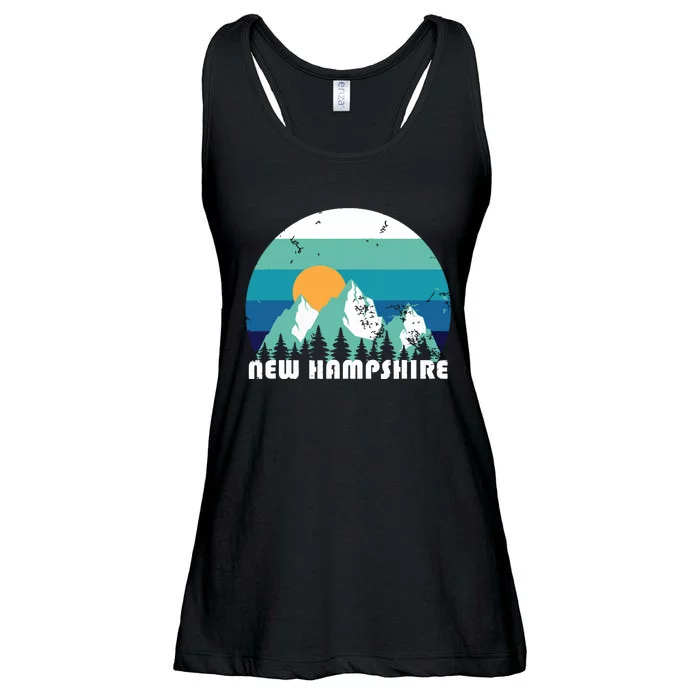 New Hampshire State Retro Vintage Ladies Essential Flowy Tank