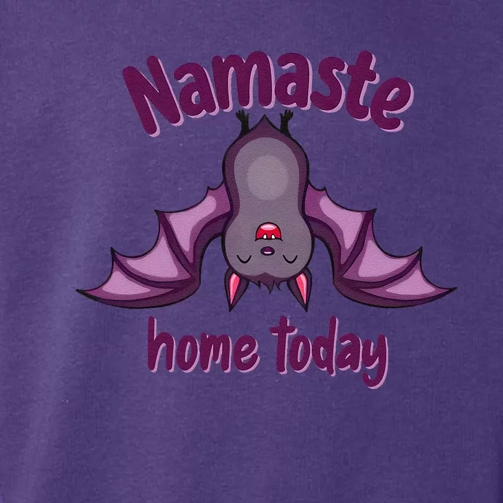 Namaste Home Today Cute Halloween Bat Yoga Yogi Toddler Hoodie