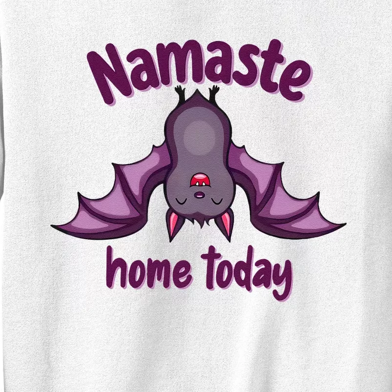 Namaste Home Today Cute Halloween Bat Yoga Yogi Sweatshirt