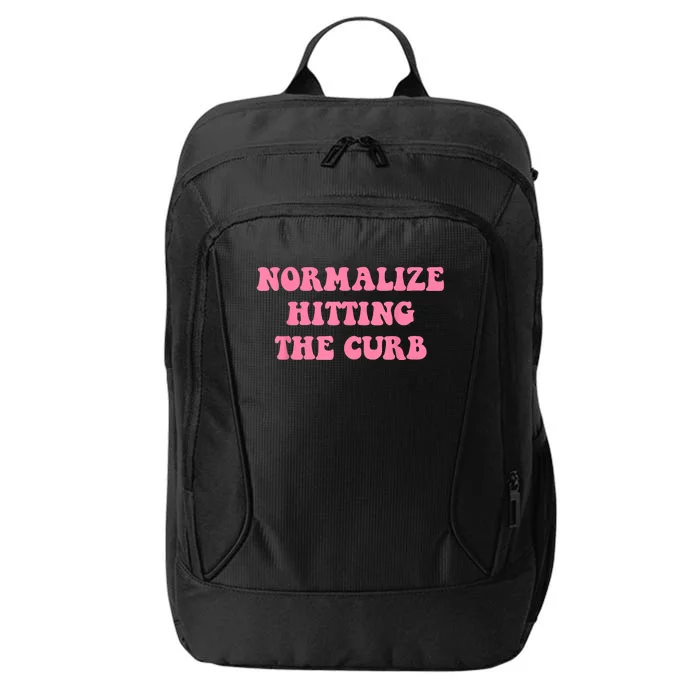 Normalize Hitting The Curb Funny Apparel City Backpack