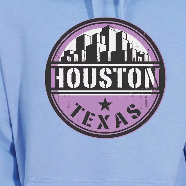 Neon Houston Texas Logo Unisex Surf Hoodie