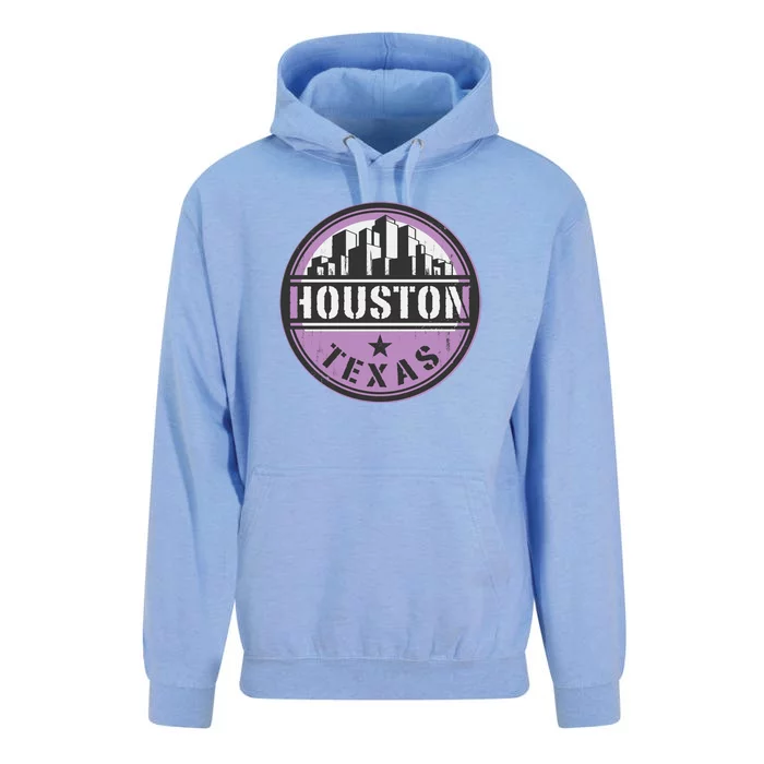 Neon Houston Texas Logo Unisex Surf Hoodie