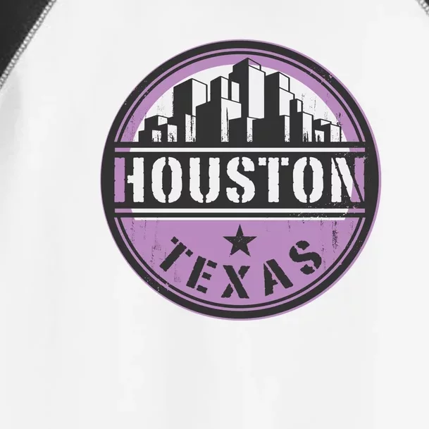 Neon Houston Texas Logo Toddler Fine Jersey T-Shirt