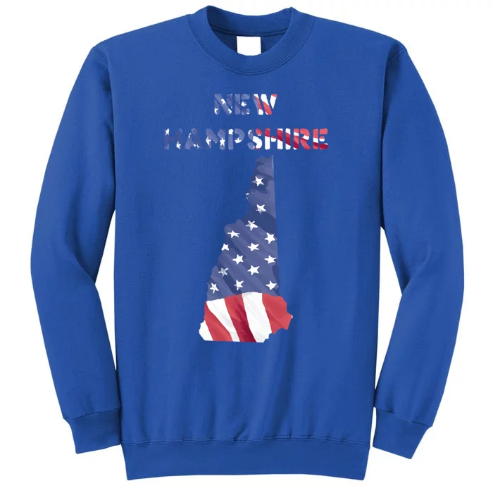 New Hampshire Usa Proud United States America Patriot Flag Gift Sweatshirt