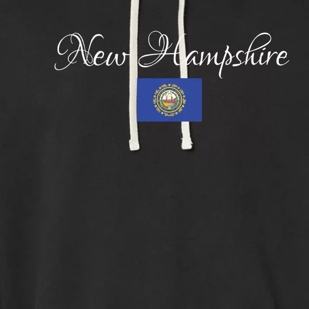 New Hampshire Usa Garment-Dyed Fleece Hoodie