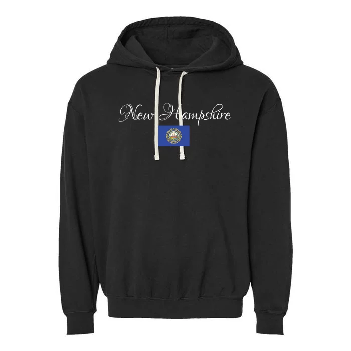 New Hampshire Usa Garment-Dyed Fleece Hoodie