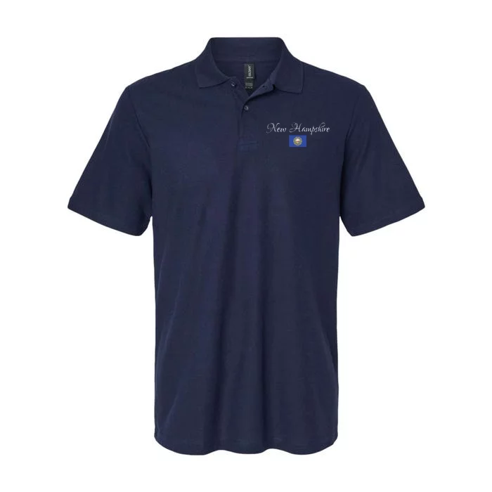 New Hampshire Usa Softstyle Adult Sport Polo