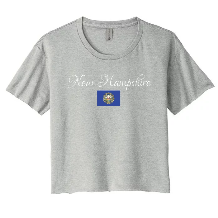 New Hampshire Usa Women's Crop Top Tee