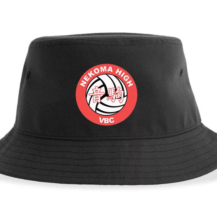 Nekoma High Volleyball Practice Anime Manga Cosplay Sustainable Bucket Hat