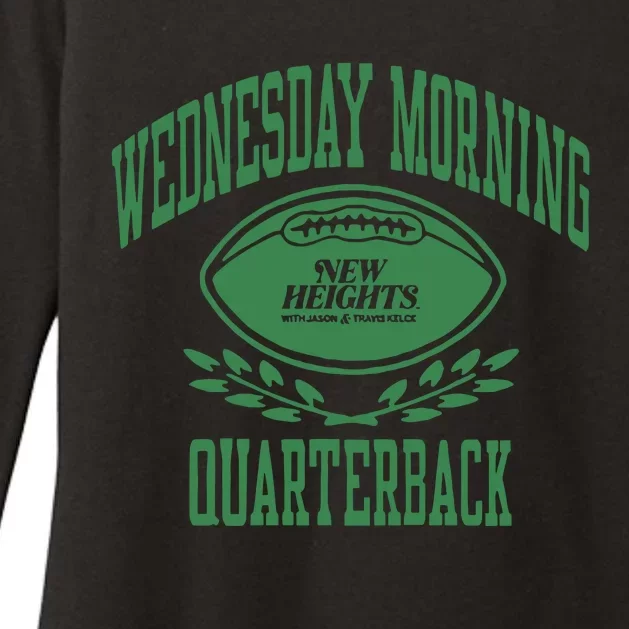 New Heights Wednesday Morning Quarterback Womens CVC Long Sleeve Shirt