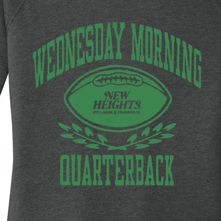 New Heights Wednesday Morning Quarterback Women's Perfect Tri Tunic Long Sleeve Shirt