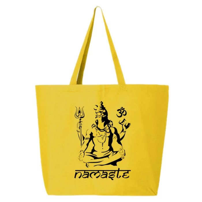 Namaste Hands Yoga Shiva Drawing Cool Meditation Namaste 25L Jumbo Tote