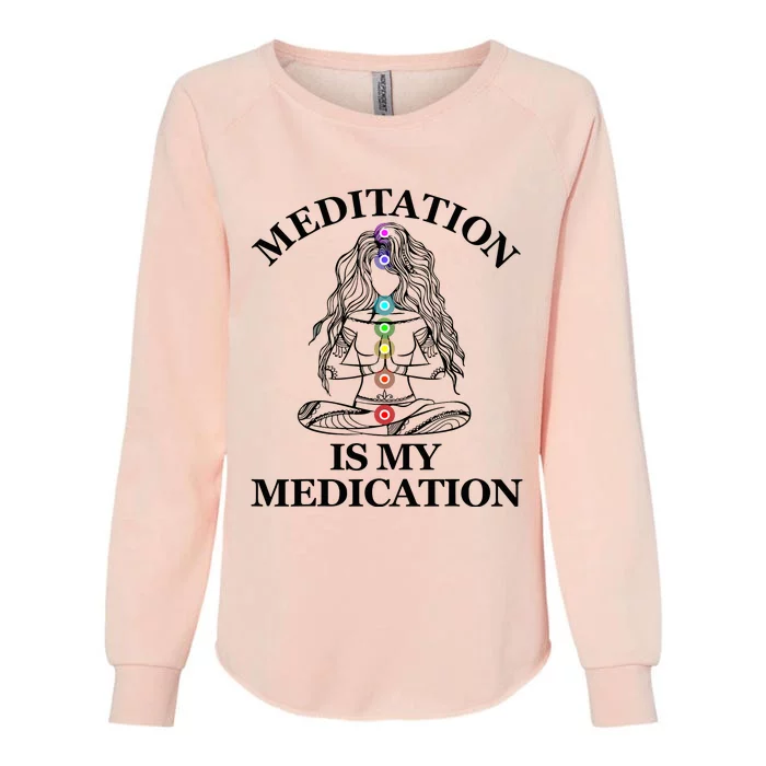 Namaste Hands Yoga Shiva Drawing Cool Meditation Namaste Womens California Wash Sweatshirt