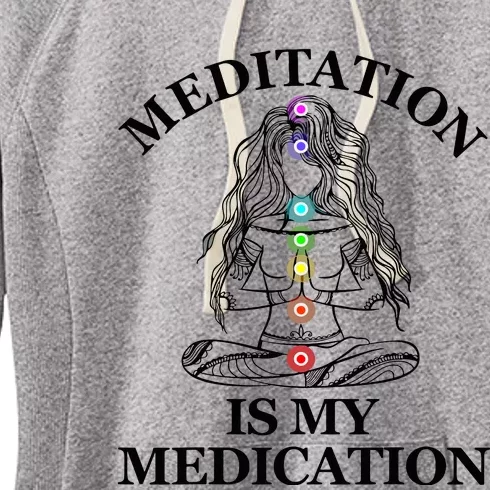 Namaste Hands Yoga Shiva Drawing Cool Meditation Namaste Women's Fleece Hoodie