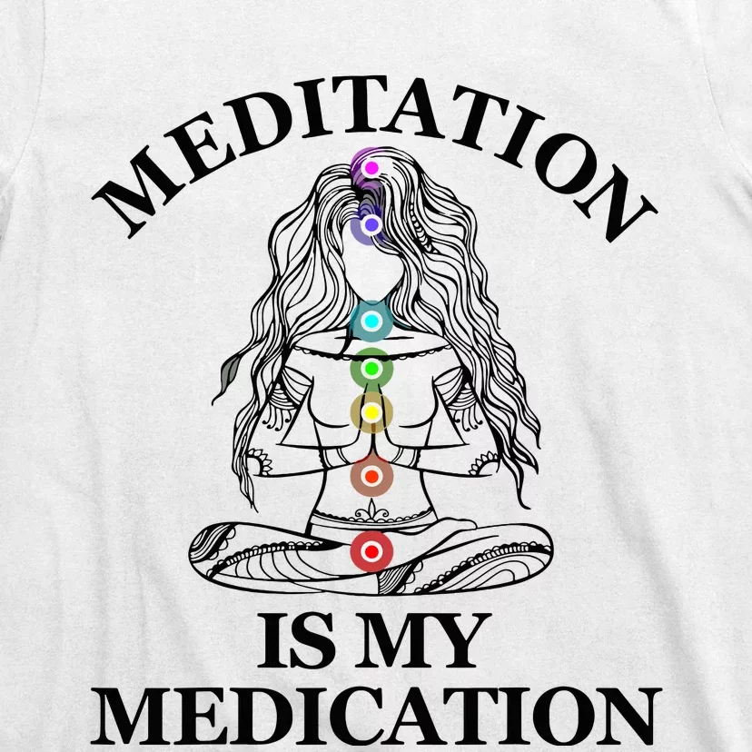 Namaste Hands Yoga Shiva Drawing Cool Meditation Namaste T-Shirt