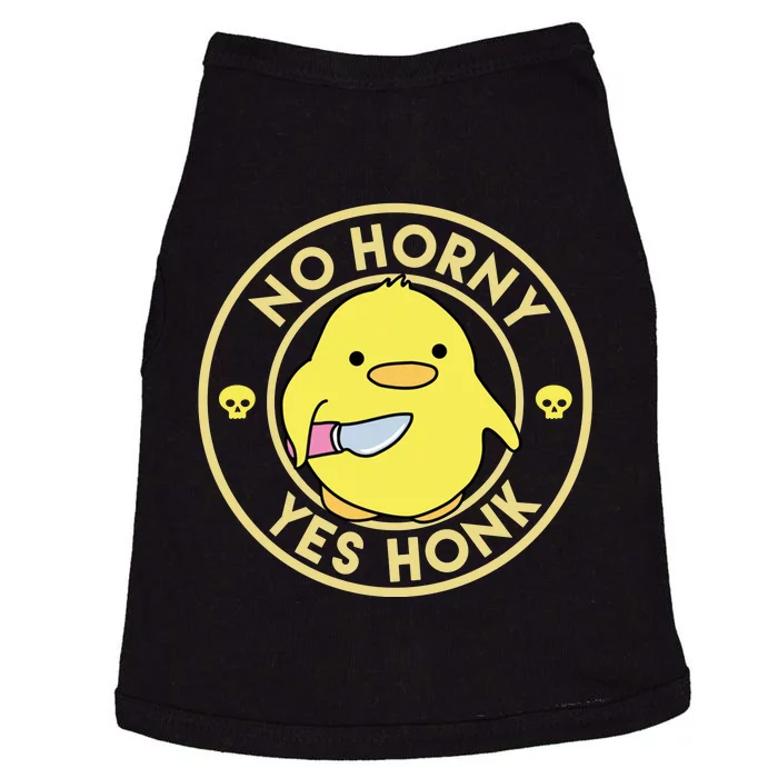 No Horny Yes Honk Funny Chick Doggie Tank