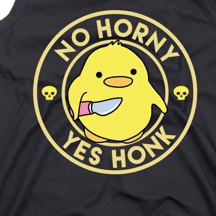 No Horny Yes Honk Funny Chick Tank Top