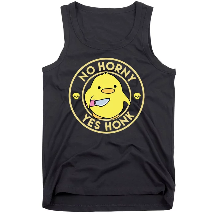 No Horny Yes Honk Funny Chick Tank Top