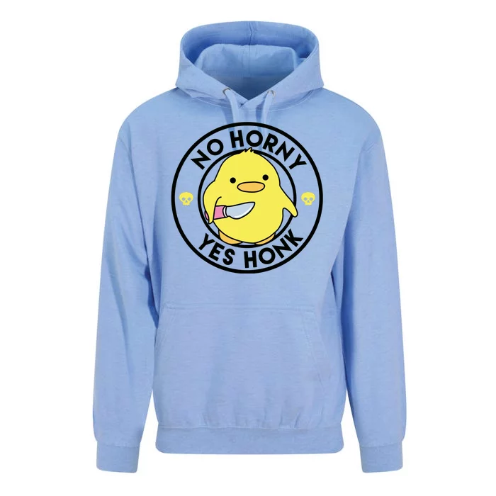 No Horny Yes Honk Funny Chick Unisex Surf Hoodie