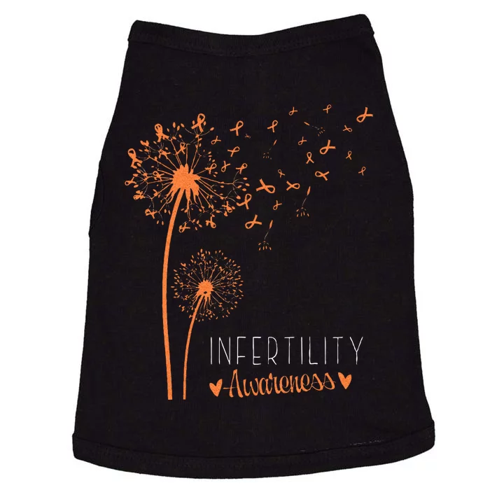 National Infertility Awareness Week Dandelion Doggie Tank