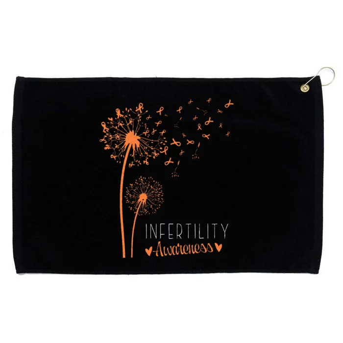 National Infertility Awareness Week Dandelion Grommeted Golf Towel