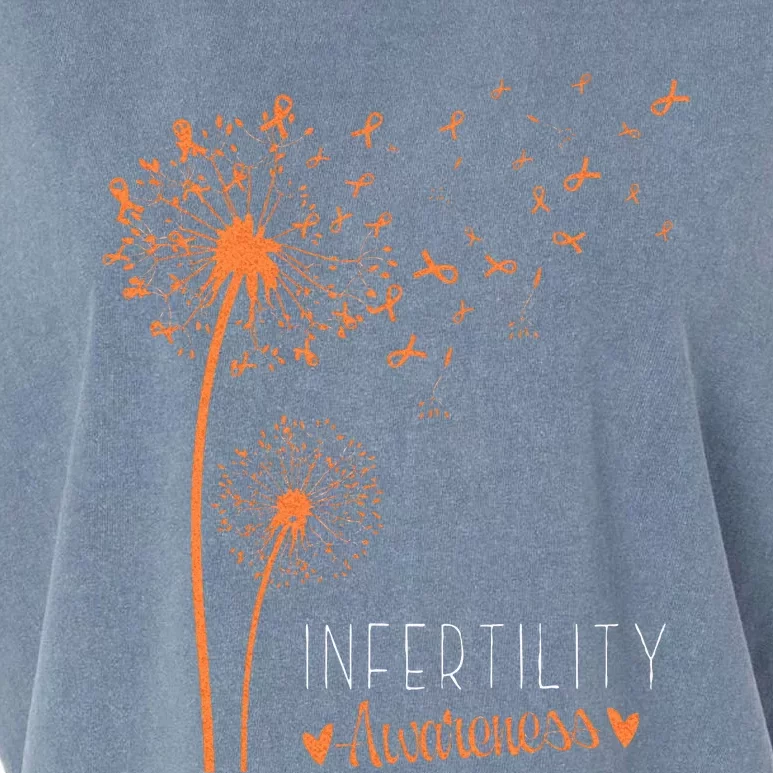 National Infertility Awareness Week Dandelion Garment-Dyed Women's Muscle Tee