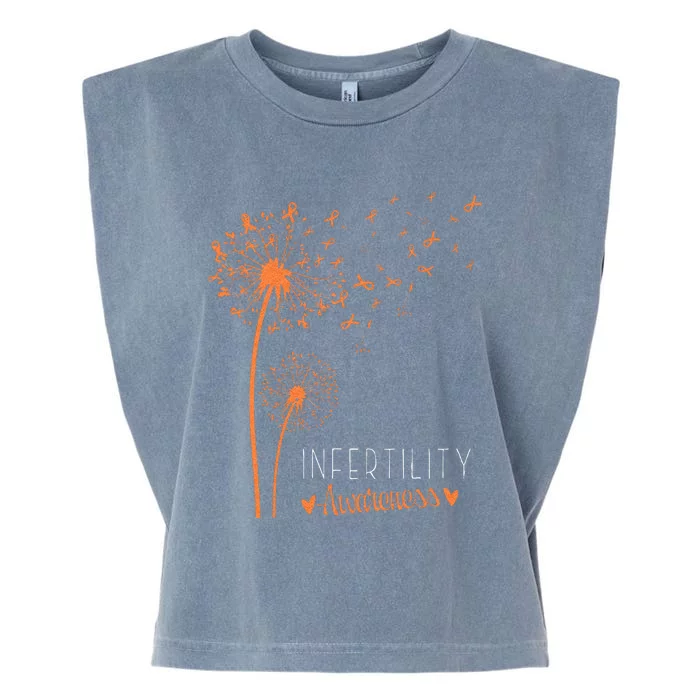 National Infertility Awareness Week Dandelion Garment-Dyed Women's Muscle Tee