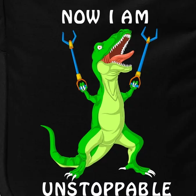 Now I Am Unstoppable Dinosaur Impact Tech Backpack