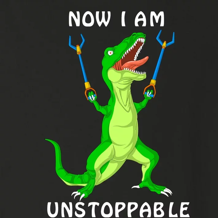 Now I Am Unstoppable Dinosaur Toddler Long Sleeve Shirt