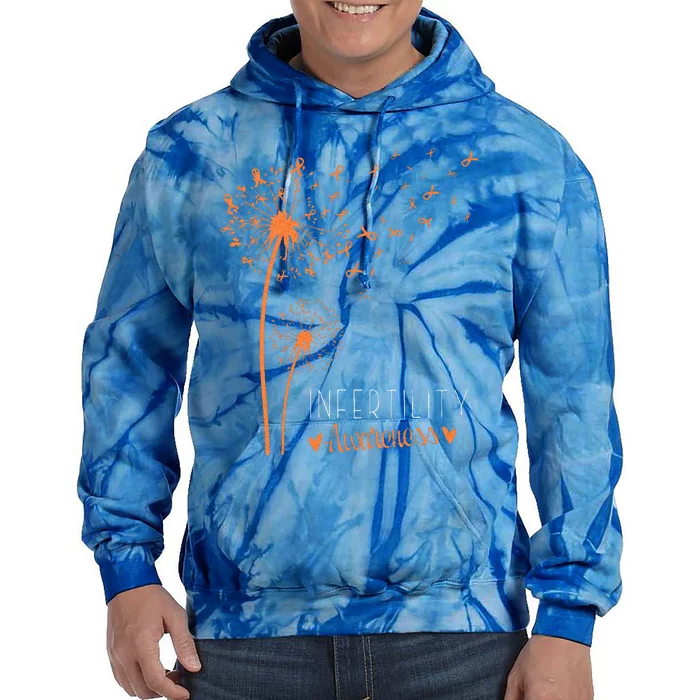 National Infertility Awareness Week Dandelion Tie Dye Hoodie