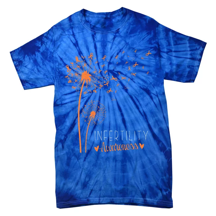 National Infertility Awareness Week Dandelion Tie-Dye T-Shirt