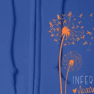 National Infertility Awareness Week Dandelion Full Zip Hoodie