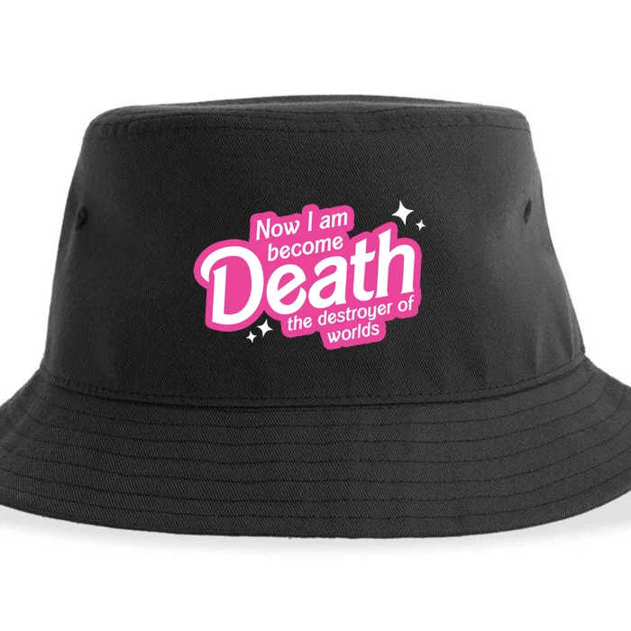 Now I Am Become Death The Destroyer Of Worlds Sustainable Bucket Hat