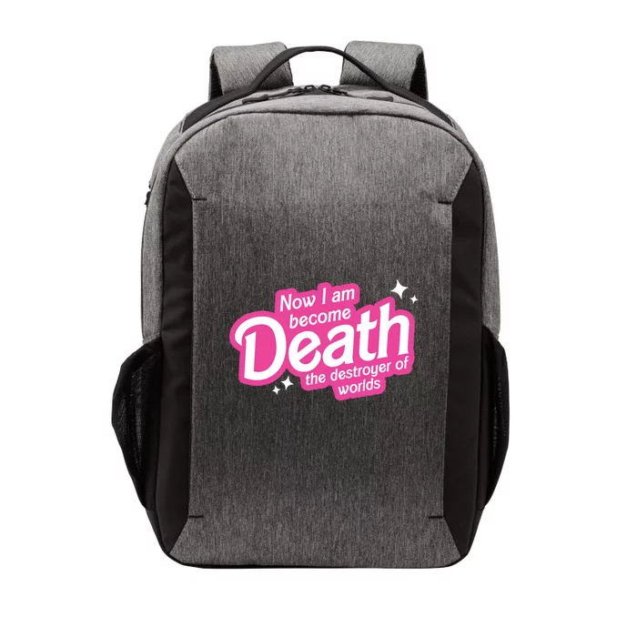 Now I Am Become Death The Destroyer Of Worlds Vector Backpack