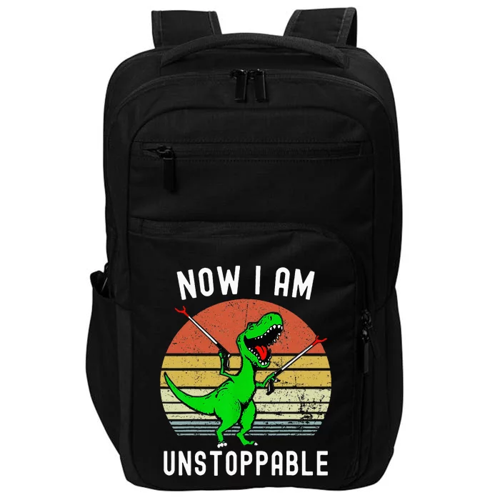 Now I Am Unstoppable Trex Impact Tech Backpack