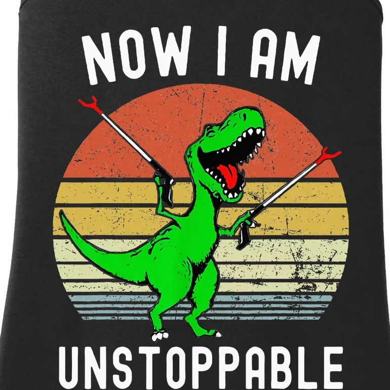 Now I Am Unstoppable Trex Ladies Essential Tank