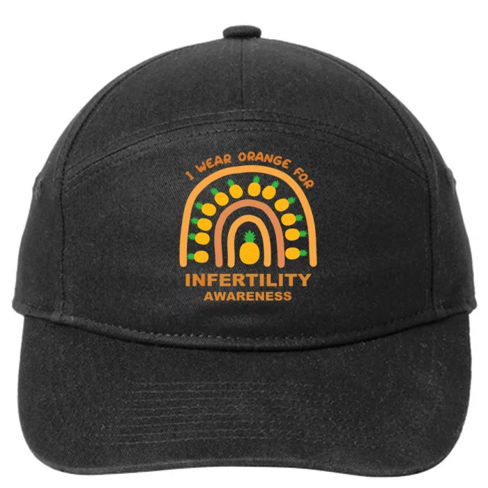 National Infertility Awareness 7-Panel Snapback Hat