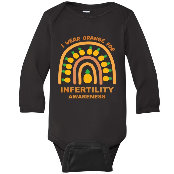 National Infertility Awareness Baby Long Sleeve Bodysuit