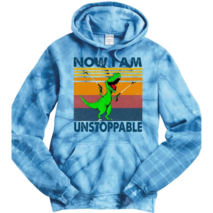 Now I Am Unstoppable Tie Dye Hoodie