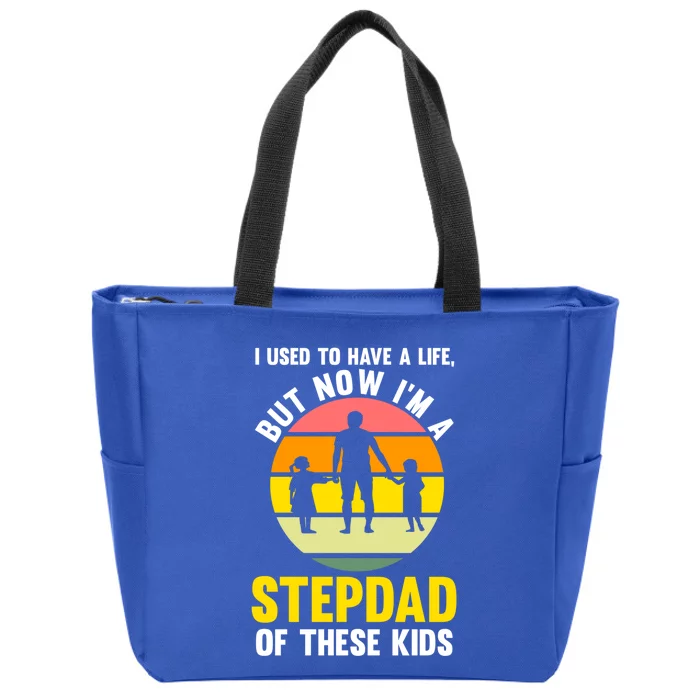 Now I'm A Stepdad Of These Stepdad Gift Zip Tote Bag