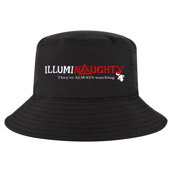 Naughty Illuminati All Seeing Eye Pyramid Conspiracy Cool Comfort Performance Bucket Hat