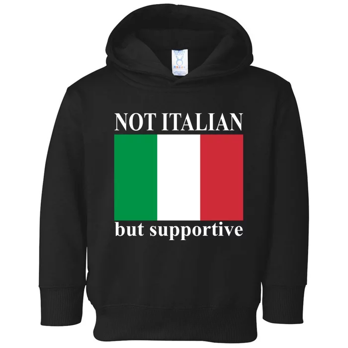 Not Italian But Supportive Toddler Hoodie