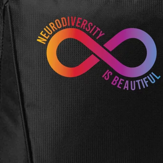 Neurodiversity Is Beautiful Autism Awareness Meaningful Gift City Backpack