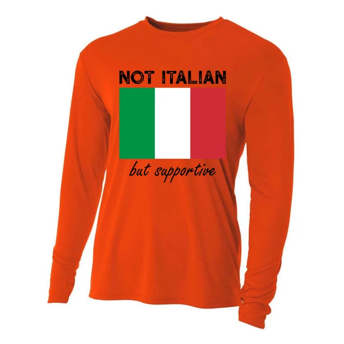 Not Italian But Supportive Gift Cooling Performance Long Sleeve Crew