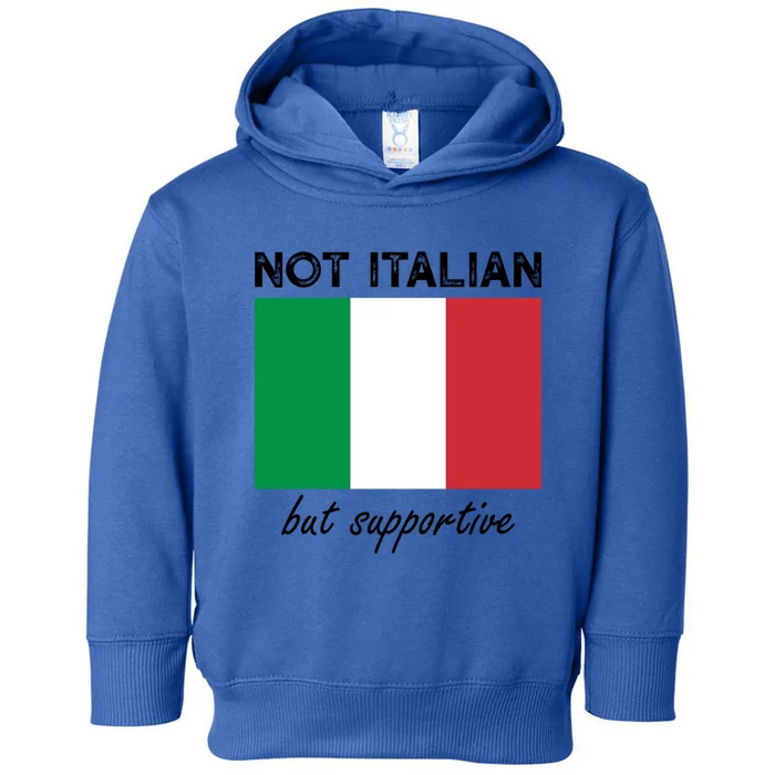 Not Italian But Supportive Gift Toddler Hoodie